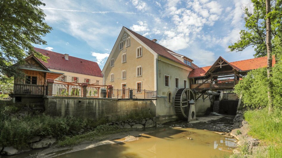 Ottersbachmühle mit Mühlenrad | © Foto De Monte