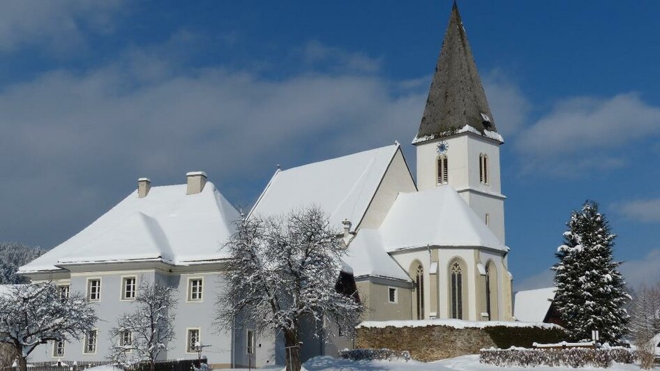 Pfarrkirche Hirschegg_Winter | © Gemeinde Hirschegg-Pack