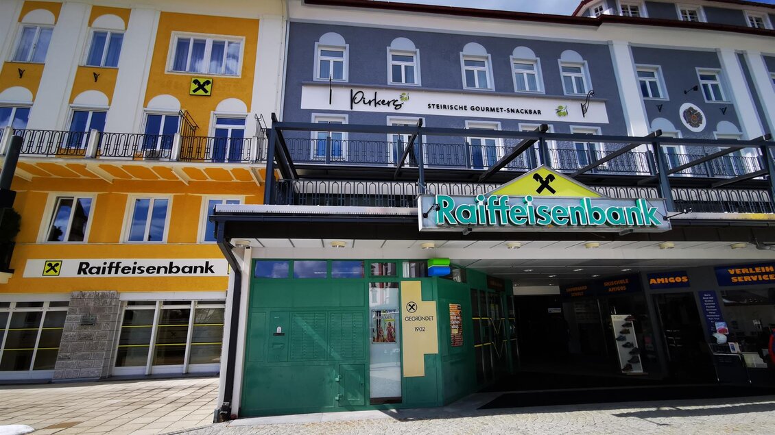 Raiffeisenbank am Hauptplatz | © TVB Mariazeller Land/Brigitte Digruber
