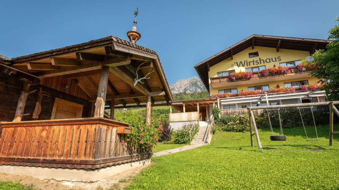 s'Wirtshaus - Gartenhaus und Kinderspielplatz | © s'Wirtshaus