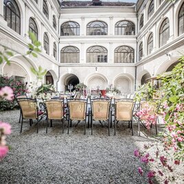 Schloss Greißenegg_Arkadenhof | © Die Abbilderei