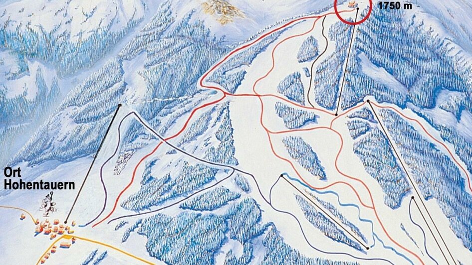 Skizentrum mit Ortsverbindung
