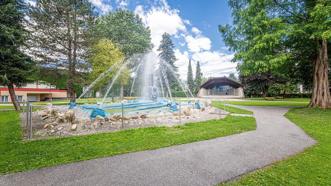 Mosesbrunnen im Stadtpark Bärnbach | © Lipizzanerheimat-DieAbbilderei