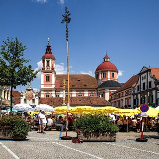 Main square market festival_Pöllau_Eastern Styria | © ©Hans Zugschwert