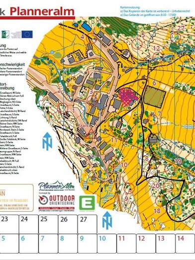 Orienteering Park Planneralm | Barbara Luidold | Schladming-Dachstein | © Planneralm