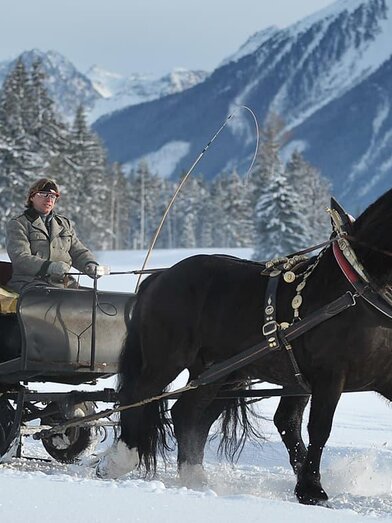 Pferdeschlittenfahrt im Schnee | © Zechmannhof