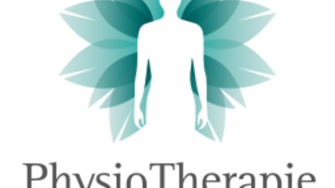 Ein Logo für eine Physiotherapie-Praxis. Es zeigt eine stilisierte Figur umgeben von blattähnlichen Formen in sanften Farben. | © Irene Poßegger