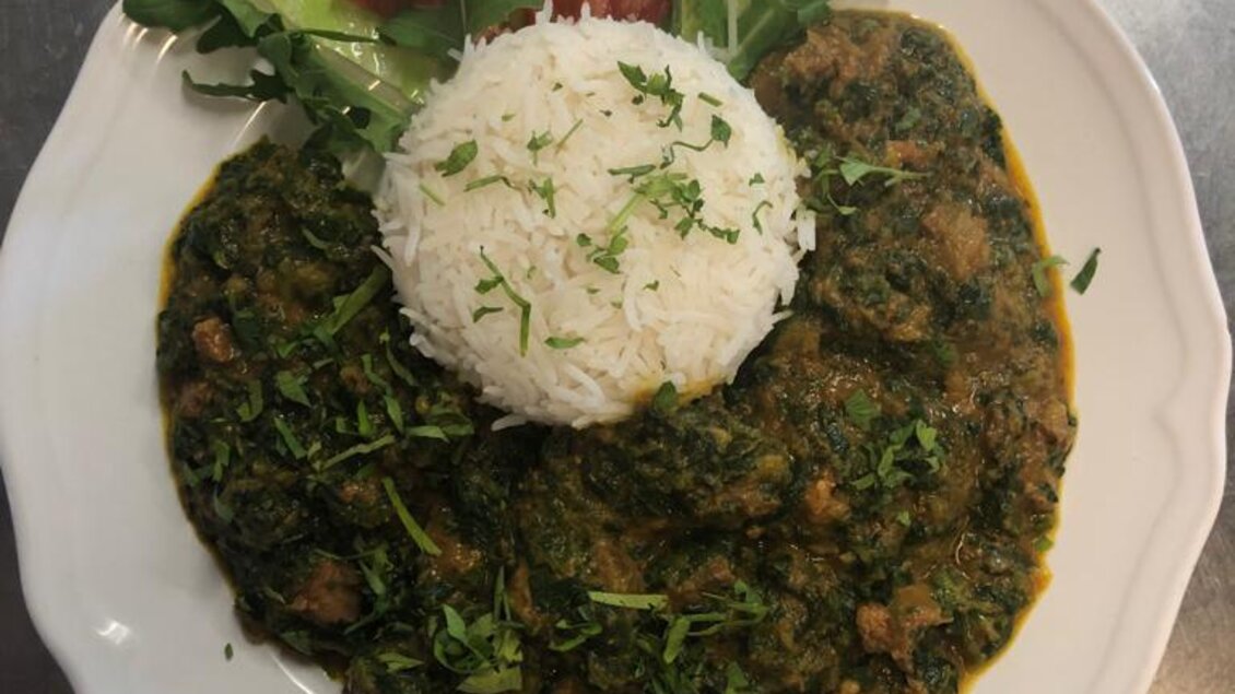 Lamm Palak mit Basmatireis | © Pizzeria-Restaurant AL Bashir KG