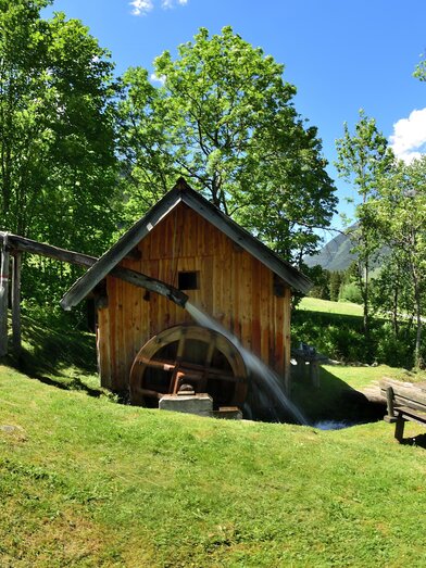 Trogermühle | Mühlenrad | HEB | © Naturpark Sölktäler