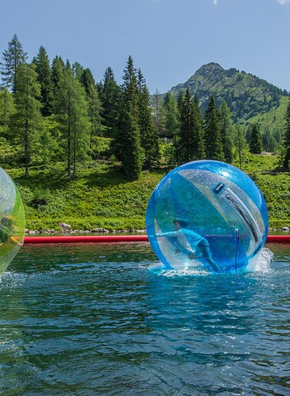 Water Zorbing am SchafsinnTeich | Rene Eduard Perhab | © Hauser Kaibling