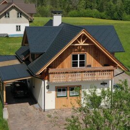 Haus Sonja, Grundlsee, von oben | © Fam. Höller