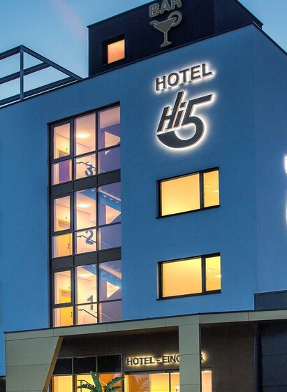 Außenansicht des Hi5 Hotels | © Peter Straub-G.A. GmbH | © Peter Straub-G.A. GmbH