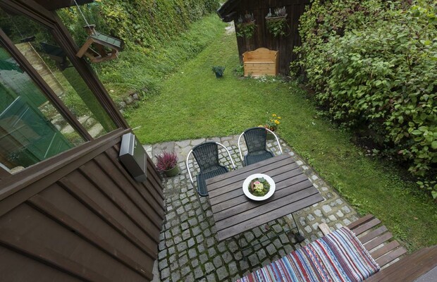 Jagdhaus, Bad Aussee, Terrace with garden | © On the Jagdhaus