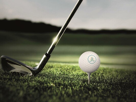Golf Locker & Légere Logo am Ball