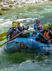 Rafting auf der Salza Fluss Wildalpen