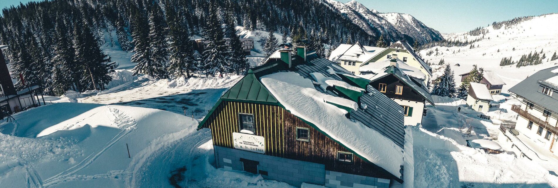 Rotbühelhütte Winter-