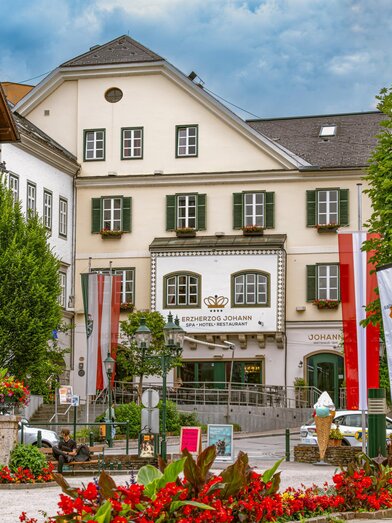 Aussenansicht, Spa Hotel Erzherzog Johann, BA | © SPA Hotel Erzherzog Johann, erzherzogjohann.at | Thomas Lahnsteiner | © SPA Hotel Erzherzog Johann, erzherzogjohann.at