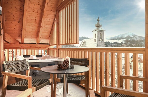 Traumblick Lodge A10_Tauplitz_Balkon | © Andreas Maxones