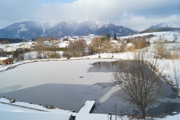 Teich im Winter | © Bad Edling, Gasthaus