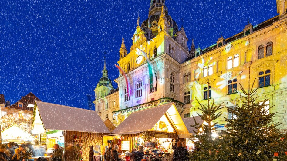 Christkindlmarkt am Hauptplatz | © Graz Tourismus - Harry Schiffer