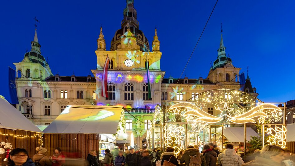 Christkindlmarkt am Hauptplatz | © Graz Tourismus - Harry Schiffer
