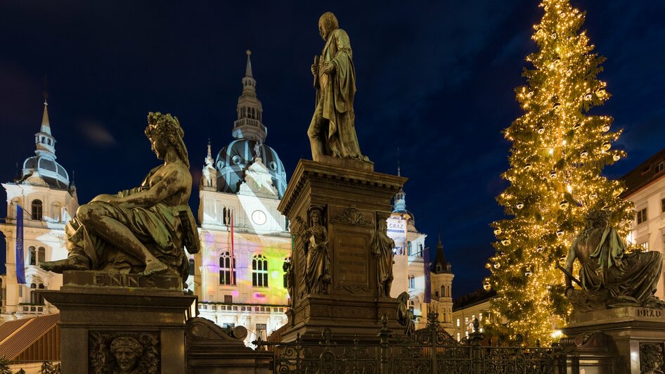 Adventkalender - Rathausprojektion | © Graz Tourismus - Harry Schiffer