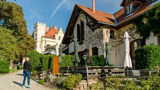 Genussplatz Schloss Lustbühel | © Graz Tourismus - Mias Photoart