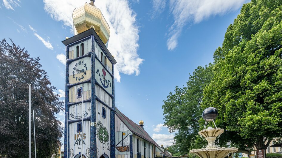 St. Barbara Kirche - Hundertwasser | © TV Region Graz - Die Abbilderei