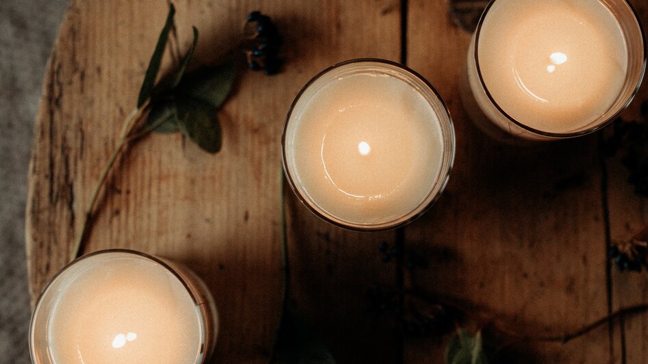 Handgemachte Kerzen  | © Mandlberggut