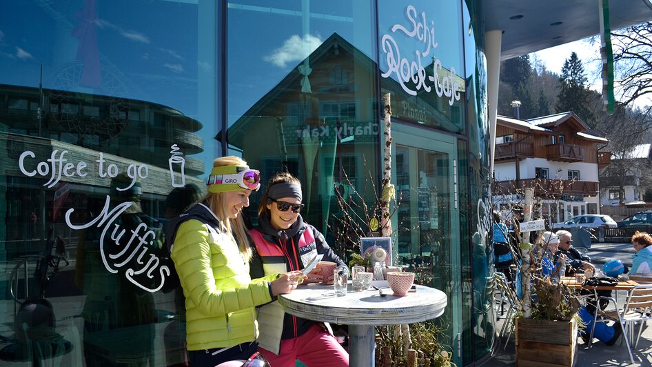 das Ski Rock Café mit seinem charmanten Vintage-Look